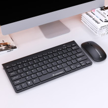 Wozinsky Wireless Keyboard + Compact Mouse Set - Black