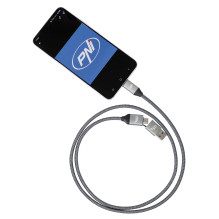 PNI CD600 USB Type-C to Type-C 60W Data & Charging Cable + USB Type-C to USB-A Adapter, 1m Length PNI CD600 USB Type-C to Type-C 60W Data & Charging Cable + USB Type-C to USB-A Adapter, 1m Length