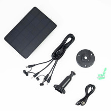 Solar charger PNI GreenHouse P13 6V and 12V output, 3W, Li-Ion 5200 mAh battery, IP66 for hunting cameras
