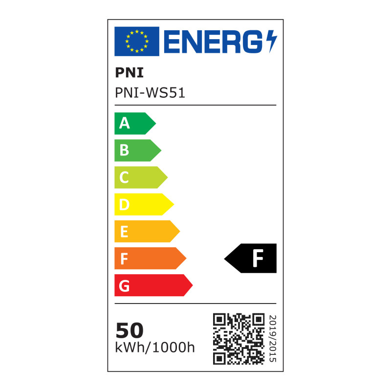 Slim LED reflector PNI GreenHouse WS51 50W, 6400K, 3898 lm, 184.5*29*160mm