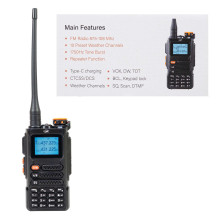 Portable VHF / UHF radio station PNI P16UV, 999 channels, dual band TX and 6 bands RX, VOX transmission, Scan, FM Radio, Portable VHF / UHF radio station PNI P16UV, 999 channels, dual band TX and 6 bands RX, VOX transmission, Scan, FM Radio,