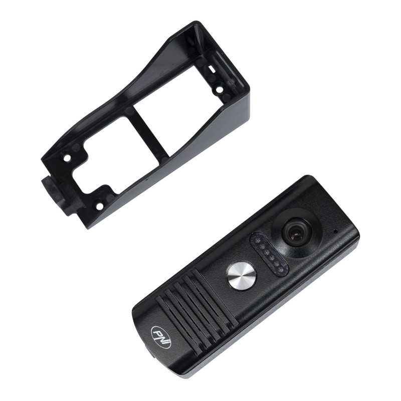 PNI DF930 video intercom with 1 monitor, 7 inch LCD screen, 800x480, electromagnetic yala output, black