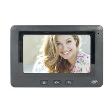 PNI DF930 video intercom with 1 monitor, 7 inch LCD screen, 800x480, electromagnetic yala output, black