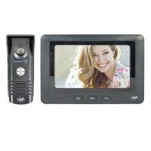 PNI DF930 video intercom with 1 monitor, 7 inch LCD screen, 800x480, electromagnetic yala output, black PNI DF930 video intercom with 1 monitor, 7 inch LCD screen, 800x480, electromagnetic yala output, black
