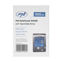 PNI SafeHouse 500GB 2.5&quot; Internal Hard Drive, SATA 6GB / s, 500GB Capacity, 128MB Cache