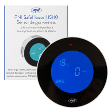 PNI SafeHouse HS110 Wireless Gas Sensor compatible with the PNI HS550 Wireless Alarm System PNI SafeHouse HS110 Wireless Gas Sensor compatible with the PNI HS550 Wireless Alarm System