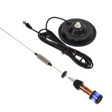 PNI Escort HP 82 portable CB radio station kit, multi standard, 4W, 12V, AM-FM with PNI ML70 CB antenna with magnet