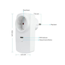 SafeHouse HS710 intelligent PNI socket compatible with wireless alarm systems