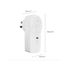 SafeHouse HS710 intelligent PNI socket compatible with wireless alarm systems