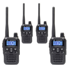 Kit of 4 portable radio...
