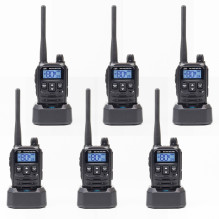 Kit of 6 portable radio...