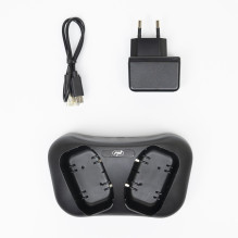 Kit of 4 portable radio stations PNI PMR R80 PRO 0.5W, 16 channels, Waterproof IP67, with LED flashlight, SOS button, VO