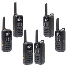 Kit of 6 portable radio...