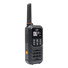 Kit of 6 portable radio stations PNI PMR R80 PRO 0.5W, 16 channels, Waterproof IP67, with LED flashlight, SOS button, VO