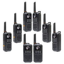 Kit of 8 portable radio...