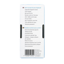 PNI DK350 access control keyboard with Wi-Fi, access card, fingerprint, PIN, touch, IP66, Tuya application PNI DK350 access control keyboard with Wi-Fi, access card, fingerprint, PIN, touch, IP66, Tuya application