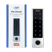 PNI DK350 access control keyboard with Wi-Fi, access card, fingerprint, PIN, touch, IP66, Tuya application PNI DK350 access control keyboard with Wi-Fi, access card, fingerprint, PIN, touch, IP66, Tuya application