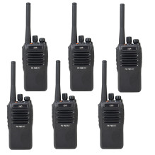 Kit of 6 portable radio...