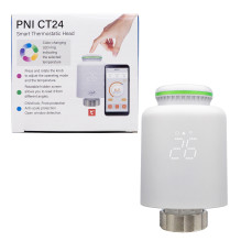 PNI CT24 Smart Thermostatic Head for Radiator, Tuya Smart Mobile App PNI CT24 Smart Thermostatic Head for Radiator, Tuya Smart Mobile App