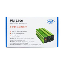 Voltage inverter PNI L300 12V supply 230V output 300W Voltage inverter PNI L300 12V supply 230V output 300W