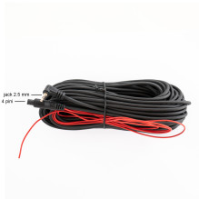 PNI extension cable, 15 m long, for rear view cameras, 4 pins, 2.5 mm jack PNI extension cable, 15 m long, for rear view cameras, 4 pins, 2.5 mm jack