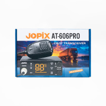 CB radio station JOPIX AT-606PRO ASQ, AM / FM, 4W, 12V-24V, PA, VOX, Noise Blanker