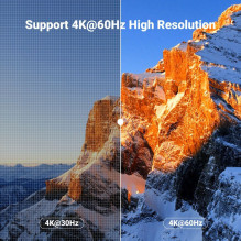 Ugreen Ugreen CM664 HDMI switch 2in1 KVM switch - black