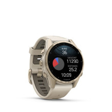 Garmin fenix 8 3.3 cm (1.3&quot;) AMOLED 43 mm Digital 416 x 416 pixels Touchscreen Gold Wi-Fi GPS (satellite)