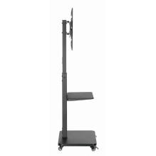 TV SET ACC FLOOR STAND 37-75&quot; / BLACK TVS-75S-02 GEMBIRD