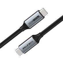 Premium cable USB3.1, USB-C - USB-C, 20Gbps, 100W, 20V / 5A, 4K / 60HZ, 2m