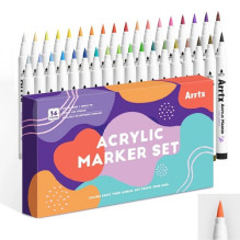 Acrylic markers - felt-tip pens ARRTX (36 colors)