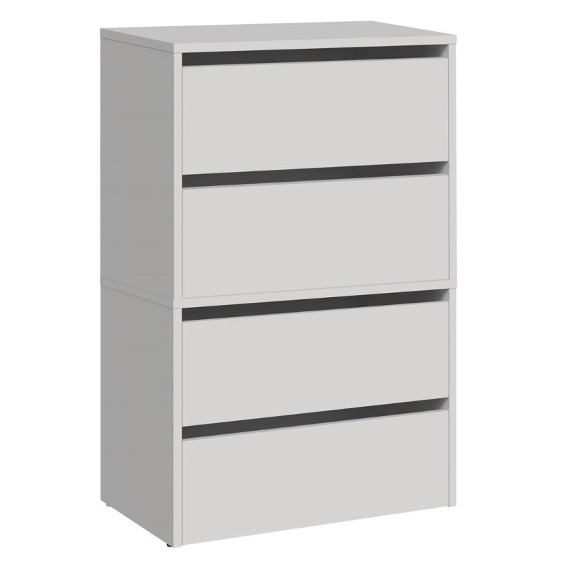 Topeshop MODO X2 BIEL shoe organizer Closed White