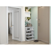 Topeshop MODO X2 BIEL shoe organizer Closed White Topeshop MODO X2 BIEL shoe organizer Closed White