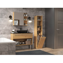 Topeshop NEL IV ARTISAN bathroom storage cabinet Oak