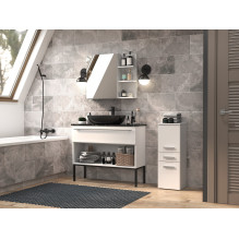 Topeshop NEL V DDS BIEL bathroom storage cabinet White