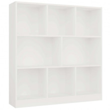 FIESTA 8P WHITE BOOKCASE
