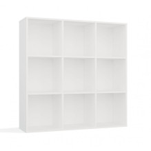 MALAX 3x3 H WHITE SHELVING...