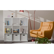 MALAX 3x3 H WHITE SHELVING UNIT MALAX 3x3 H WHITE SHELVING UNIT