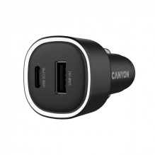 Canyon CANYON car charger OnDrive 48 PD 48W USB-A+USB-C Black