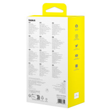 Baseus Qpow2 20000mAh 22.5W Powerbank with Dual Cable with Digital Display + Baseus Simple USB-C 3A Cable 0.3m (Black) -