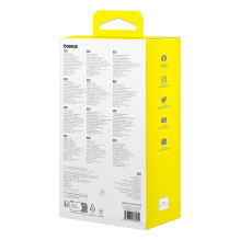 Baseus Qpow2 20000mAh 22.5W Powerbank with Dual Cable with Digital Display + Baseus Simple USB-C 3A Cable 0.3m (White) -