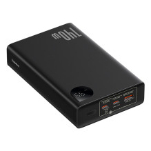 Baseus Adaman 24000mAh 140W Powerbank with Digital Display and Baseus Superior USB-C 240W (48V / 5A) 1m Cable - Black