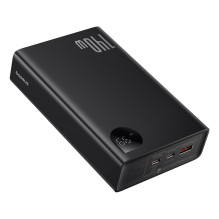 Baseus Adaman 24000mAh 140W Powerbank with Digital Display and Baseus Superior USB-C 240W (48V / 5A) 1m Cable - Black