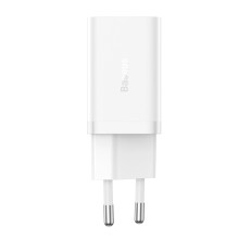 Ładowarka sieciowa Baseus GaN5 Pro 40W 2xUSB-C - biała