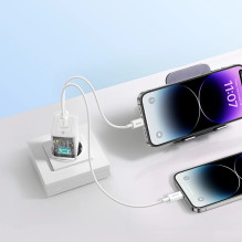 Ładowarka sieciowa Baseus GaN5 Pro 40W 2xUSB-C - biała