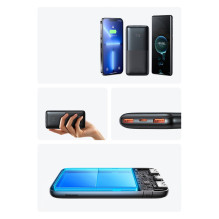 Baseus Bipow Pro Power Bank 10000mAh 20W Purple with USB Type A - USB Type C 3A 0.3m Cable (PPBD040205)