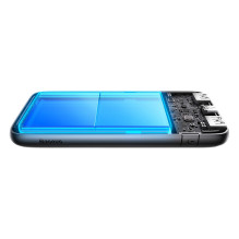 „Baseus Bipow Pro Power Bank“ 10 000 mAh 20 W violetinė su A tipo USB – C tipo USB 3A 0,3 m kabeliu (PPBD040205)