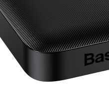 Baseus Bipow powerbank with display 10000mAh 15W black (Overseas Edition) + USB-A - Micro USB cable 0.25m black (PPBD050