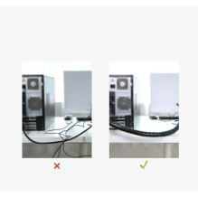 Ugreen Ugreen LP121 30820 cover, cable organizer, 5m - black