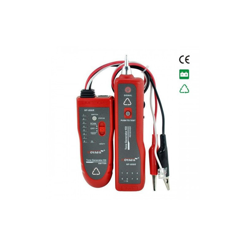 Multifunction network wire and cable finder, for tracing electrical cables